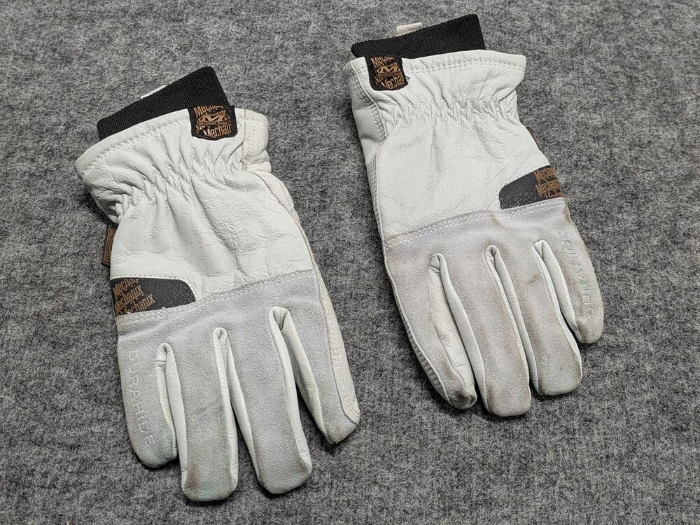 Mechanix Wear Insulated Durahide Leather Driver Work White Gloves X-Large